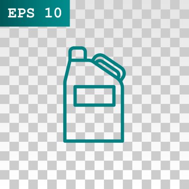 Bidon petrol simgesiyle