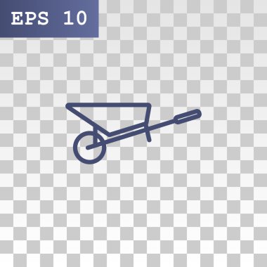 metal el arabası simgesi