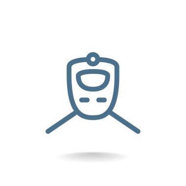 yolcu treni simgesi.