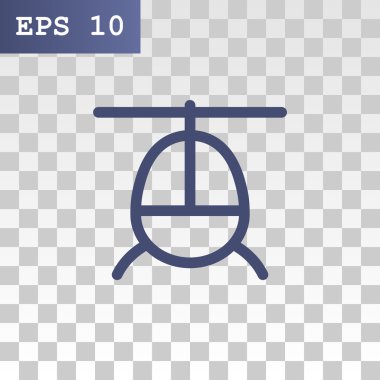 Helikopter uçak simgesi