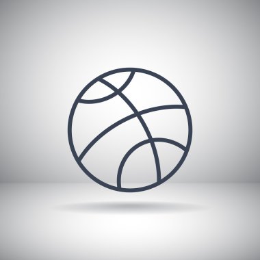 Basketbol topu simgesi