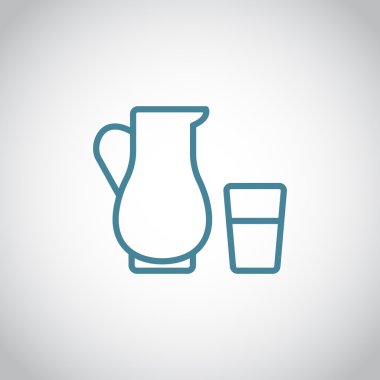 Süt simgesi sürahi