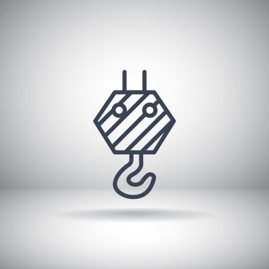 Yapı vinci kancası simgesi