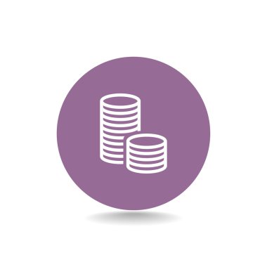 Para sikkeleri simgesi.