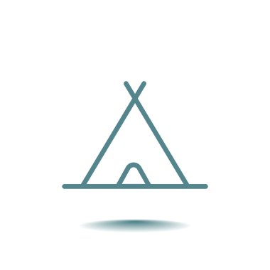 kamp çadırı simgesi