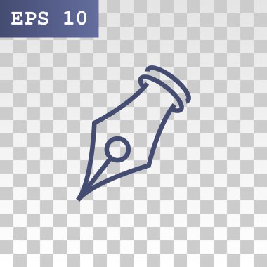 Mürekkep kalem simgesi simgesi