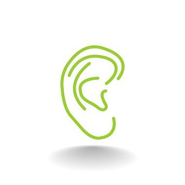 İnsan kulağının simgesi