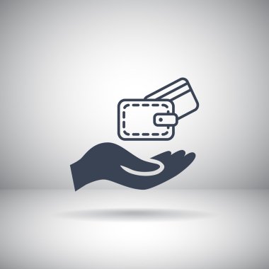 M-cüzdan'el simgesi.