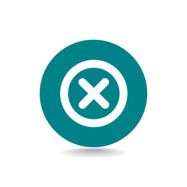 Yanlış işareti. satırı web simgesi