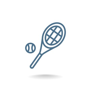 Tenis raketi topu simgesiyle