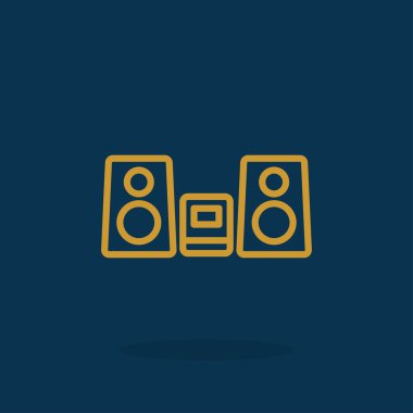 ev ses sistemi simgesi