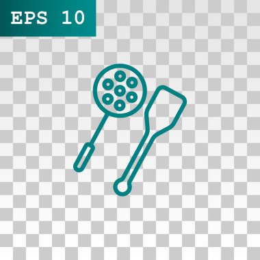  kaşık ve spatula simgesi