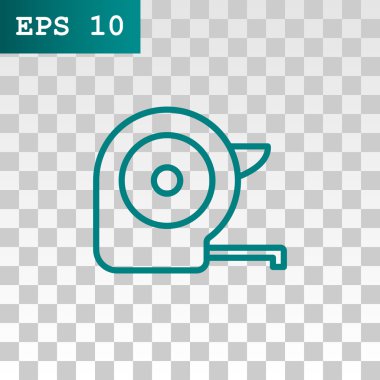 İnşaat mezura simgesi