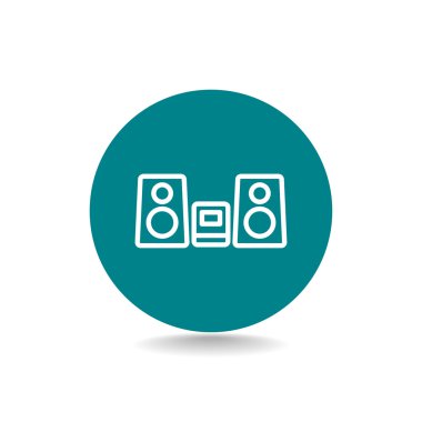 ev ses sistemi simgesi