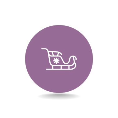 Noel Baba kızağı simgesi