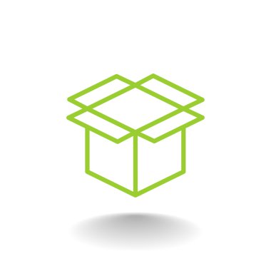 paket karton kutu simgesi