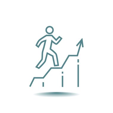 İşadamı çalışan en iyi grafik simgesi