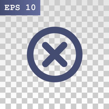 Yanlış işareti. satırı web simgesi