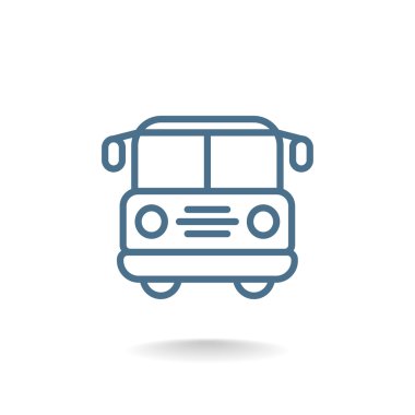 okul servisi simgesi