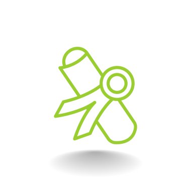 Diploma veya sertifika simge