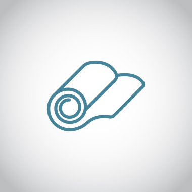 rulo duvar kağıdı simgesinin