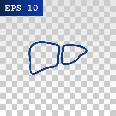  karaciğer organ simgesi