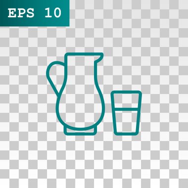 Süt simgesi sürahi