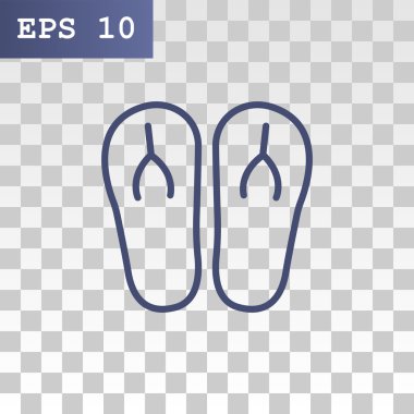 plaj terlikleri simgesi 