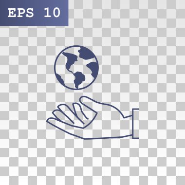 Dünya sigorta el simgesi