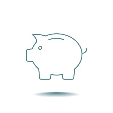 Domuz kumbarası simgesi.