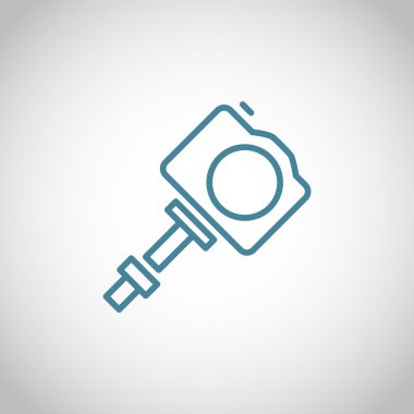 Monopod ile fotoğraf makinesi için selfie