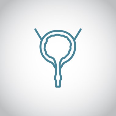 İdrar kesesi simgesi