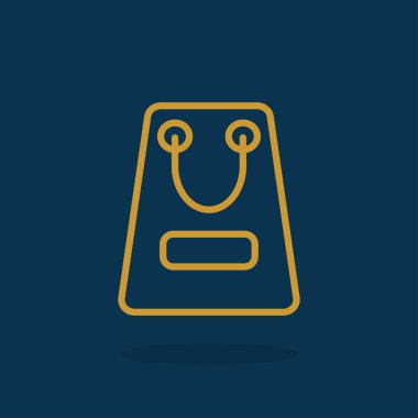 kağıt ambalaj ya da çanta simgesi