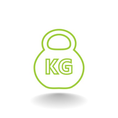 Ağırlık kg simgesi