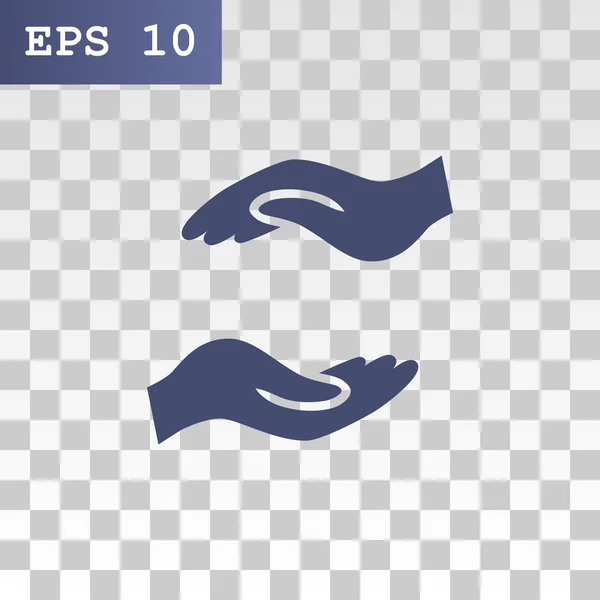 Help handen-pictogram — Stockvector