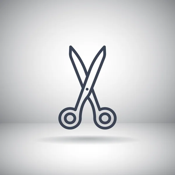 Scissors tool icon — Stock Vector