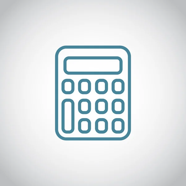 Biznes ikona kalkulator — Wektor stockowy