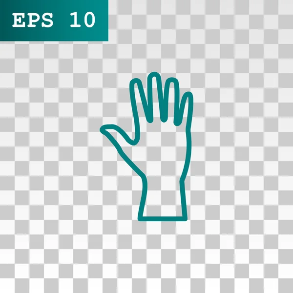 Human hand  web icon — Stock Vector