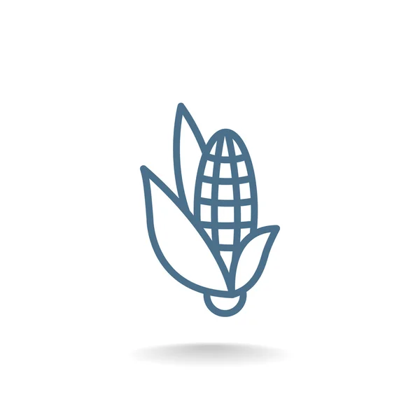Плоская кукуруза — стоковый вектор