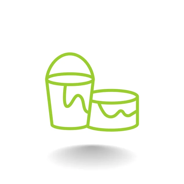 Paint cans icon — Stock Vector