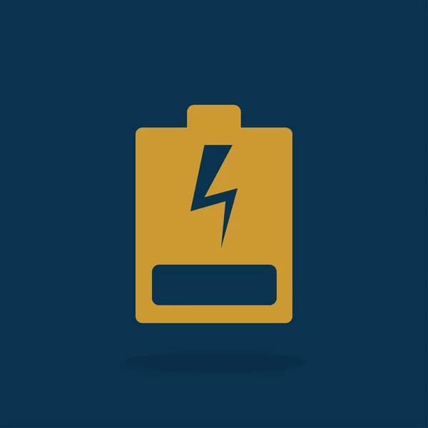 Ikona baterii lub akumulatora — Wektor stockowy