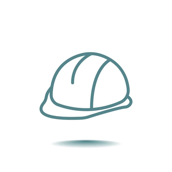 Construction helmet icon — Stock Vector