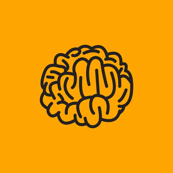 Human Brain Icon — Stock Vector