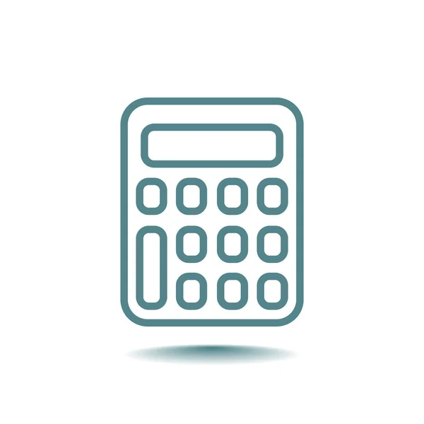 Zakelijke calculatorpictogram — Stockvector