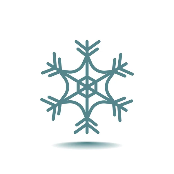 Invierno Copo de nieve icono — Archivo Imágenes Vectoriales