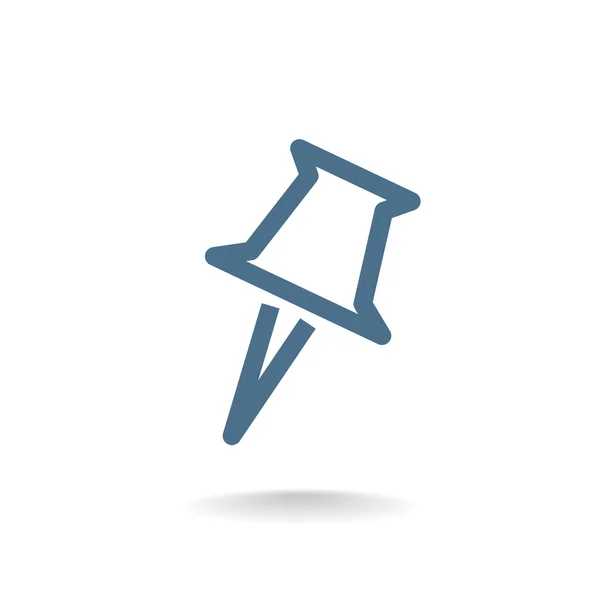 Pushpin attachment icon — Stock Vector