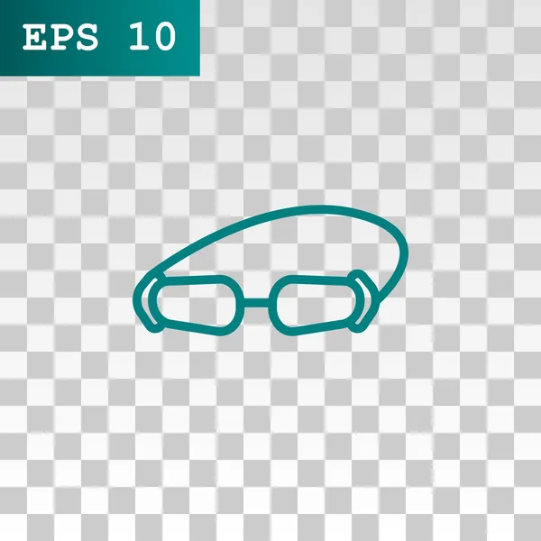 Icona occhiali accessori — Vettoriale Stock