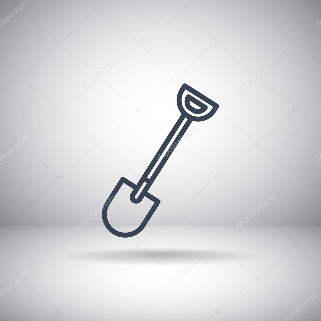 spade or shovel icon