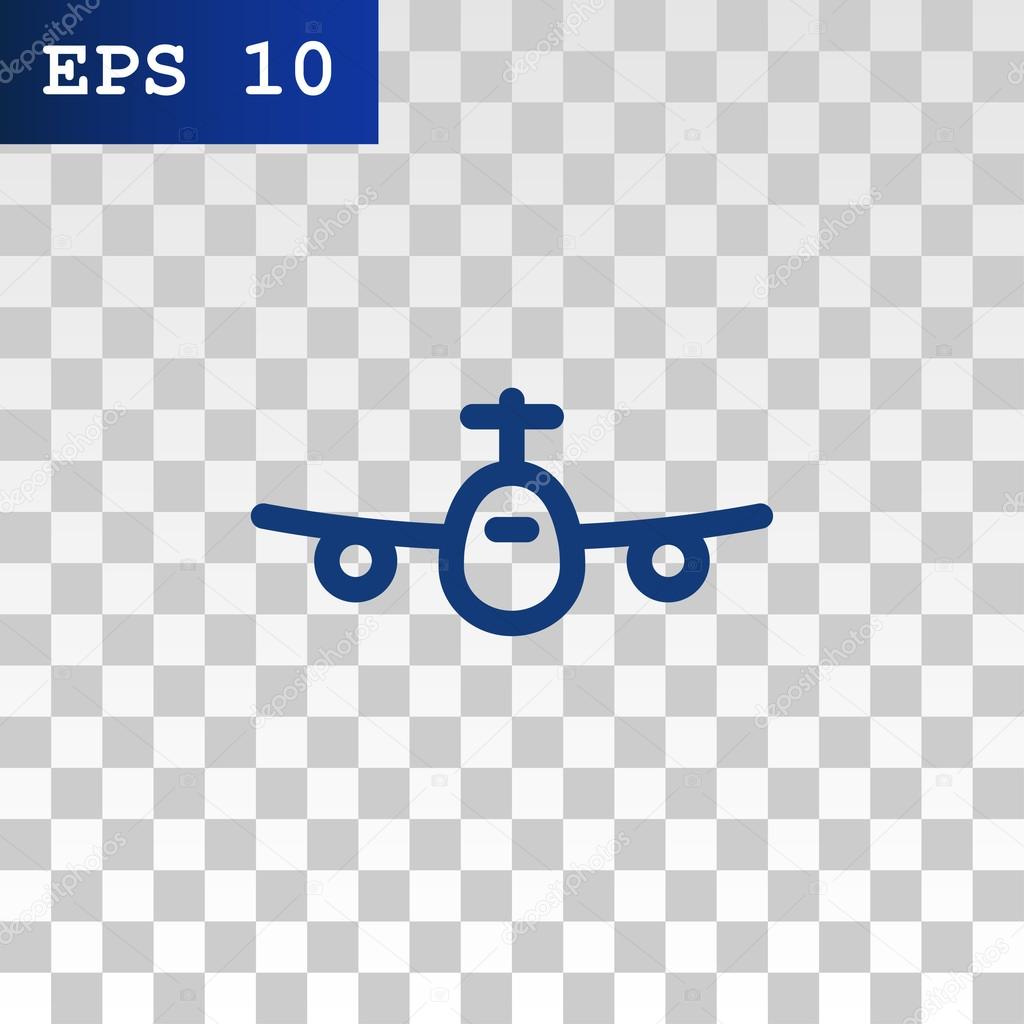 passenger airplane icon