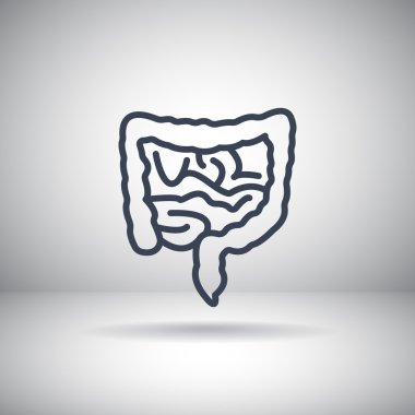 insan bağırsak simgesi